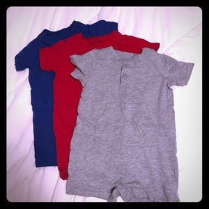 Bundle of 3 Baby Onesies/Rompers